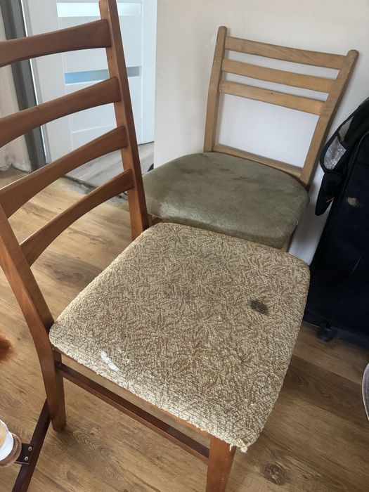 Drewniane 3 krzesla oddam za darmo