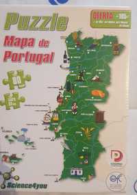 Puzzle mapa de Portugal continental