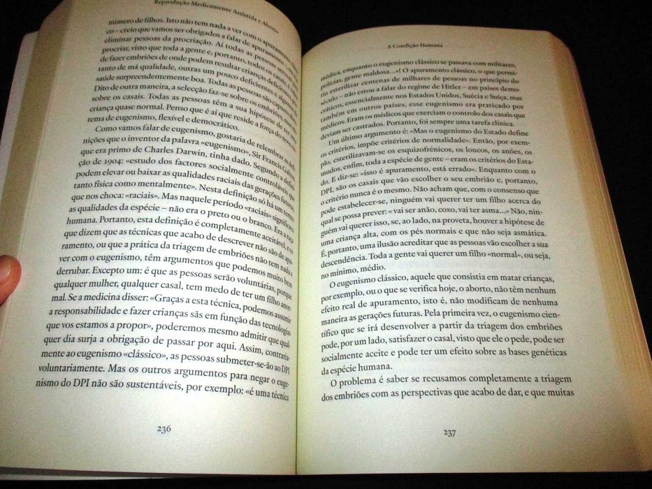 Livro A Condição Humana Ética Saúde e Interesse Público