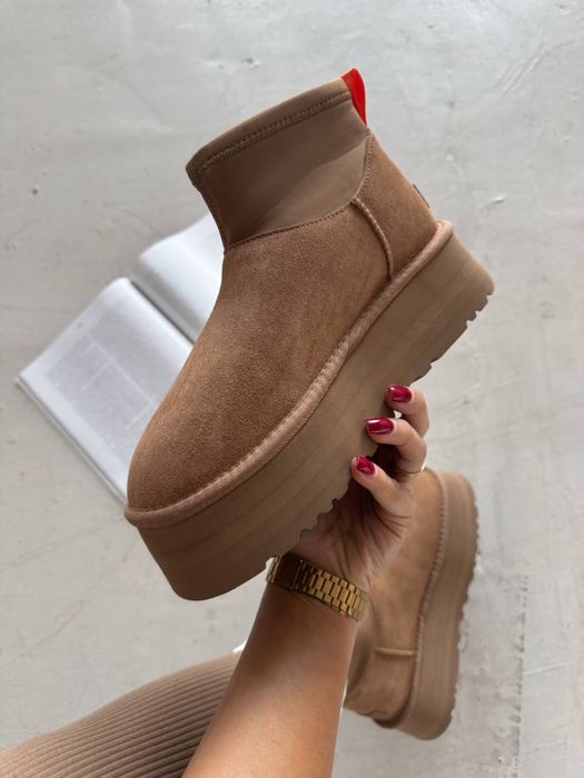 Черевики чоботи Уггі UGG Classic Mini Dipper Chestnut діппер