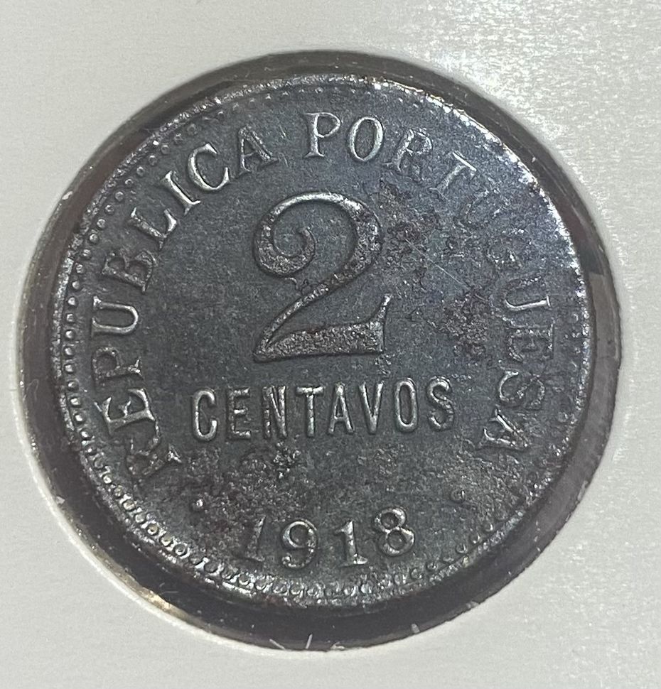 Moeda 2 Centavos Ferro 1918