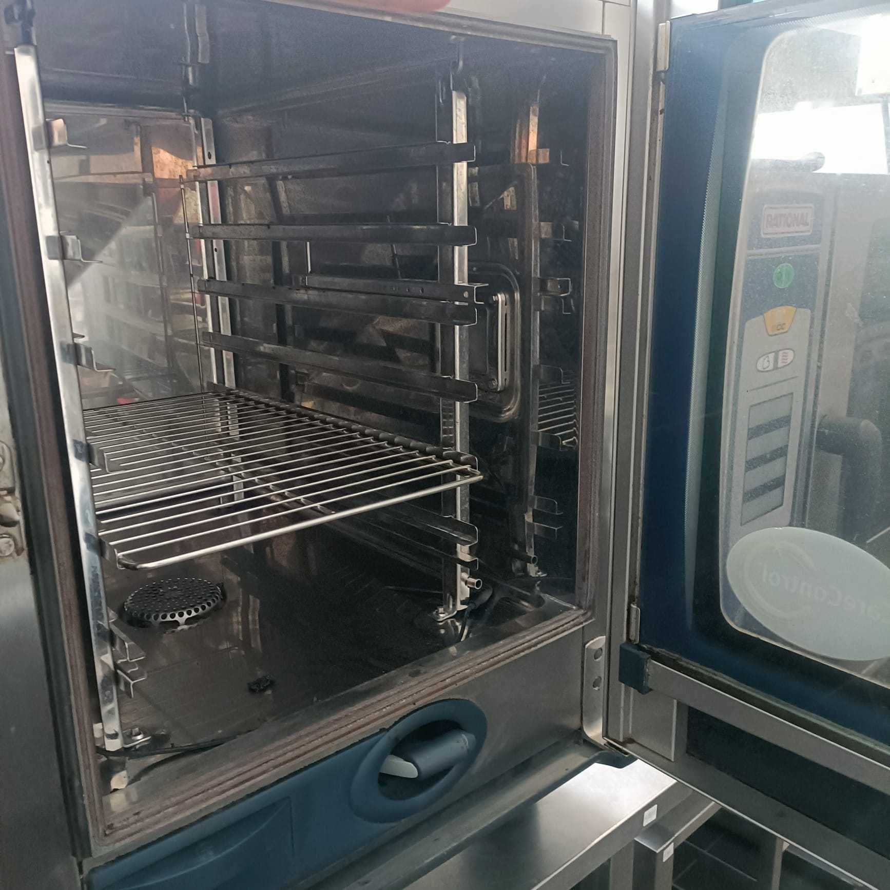 Forno convetor misto Rational a gás com 6 níveis GN 1/1 SCC61G