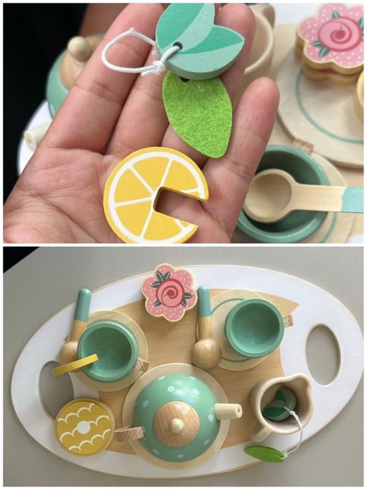 РОЗПРОДАЖ! Набір  з 14 предметів Монтессорі Чайна церемонія