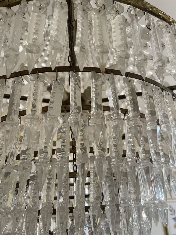 Candeeiro, lustre cristal