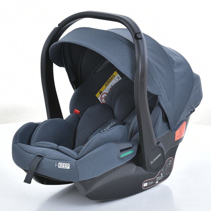 Автокресло 0+ ME 1186 i-KEEP Melange Midnight Gray серое