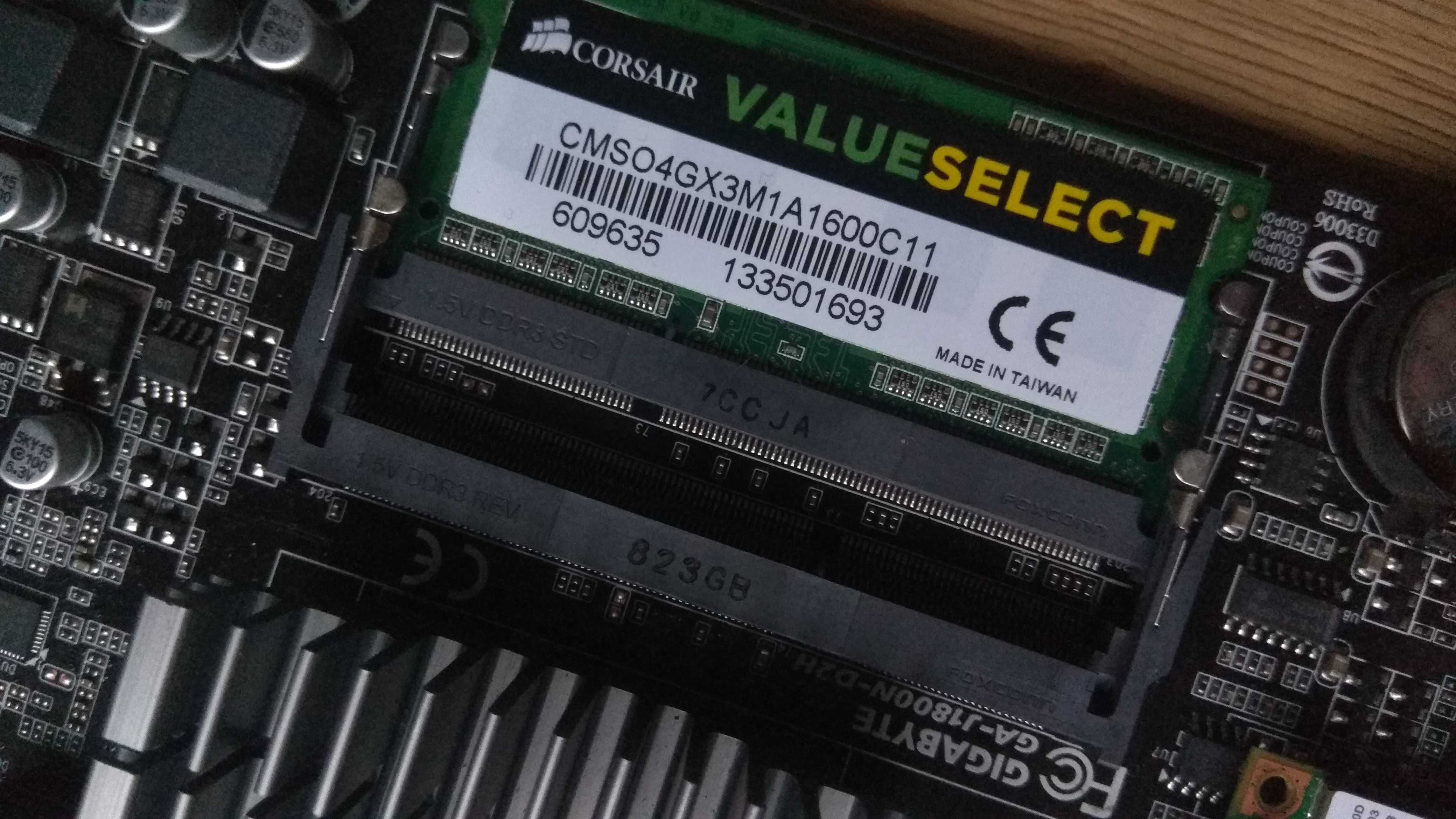 Материнская плата Gigabyte GA-J1800N-D2H, 4gb, WiFi Bluetooth, miniITX