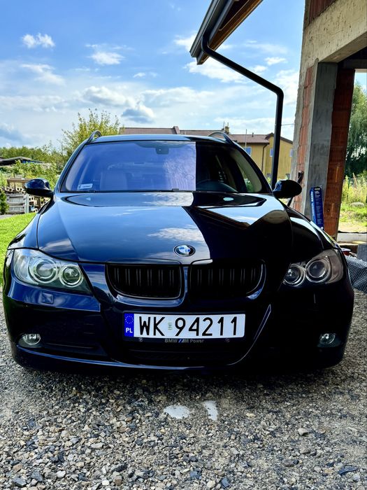 Bmw 3 e91 e90 manul skóra duza navi ladna