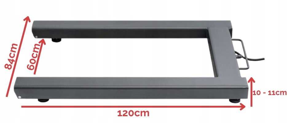 Waga paletowa do ważenia palet do 3 ton 3000kg elektryczna dokładna