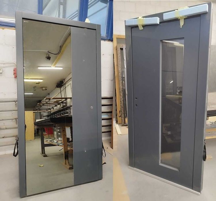 Drzwi zewnętrzne drewniane PARMAX GLASS 08 - GRUBOŚĆ 100 MM PROMOCJA