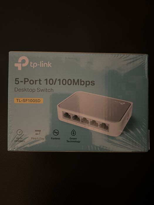 TP Link switch 5 portas 10/100 + Powerline D Link 100mbs