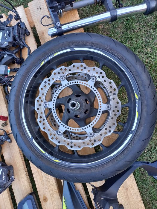 Honda cbr 650f silnik rama z dokumentami 16r. felga tarcze zaciski bok
