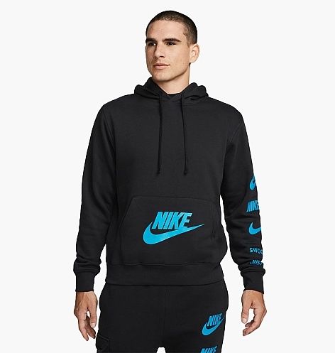 Оригінальна чоловіча худі Nike STANDARD ISSUE BLACK FJ0552-010