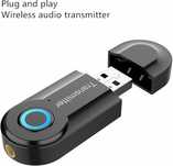 Nadajnik Bluetooth 5.0, bezprzewodowy przenośny adapter audio