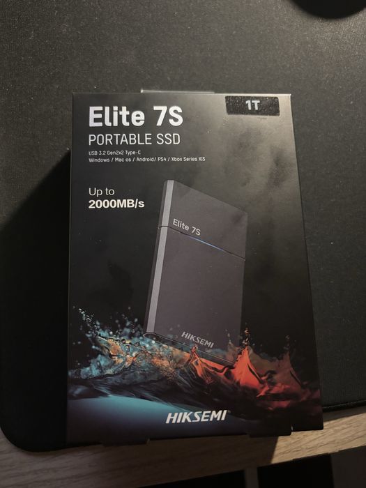 Dysk zewnętrzny SSD HIKSEMI Elite 7S 1TB [nowy] (-50%)