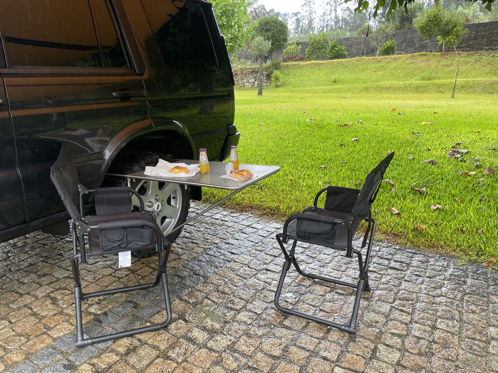 Mesa em inox para campismo / overland