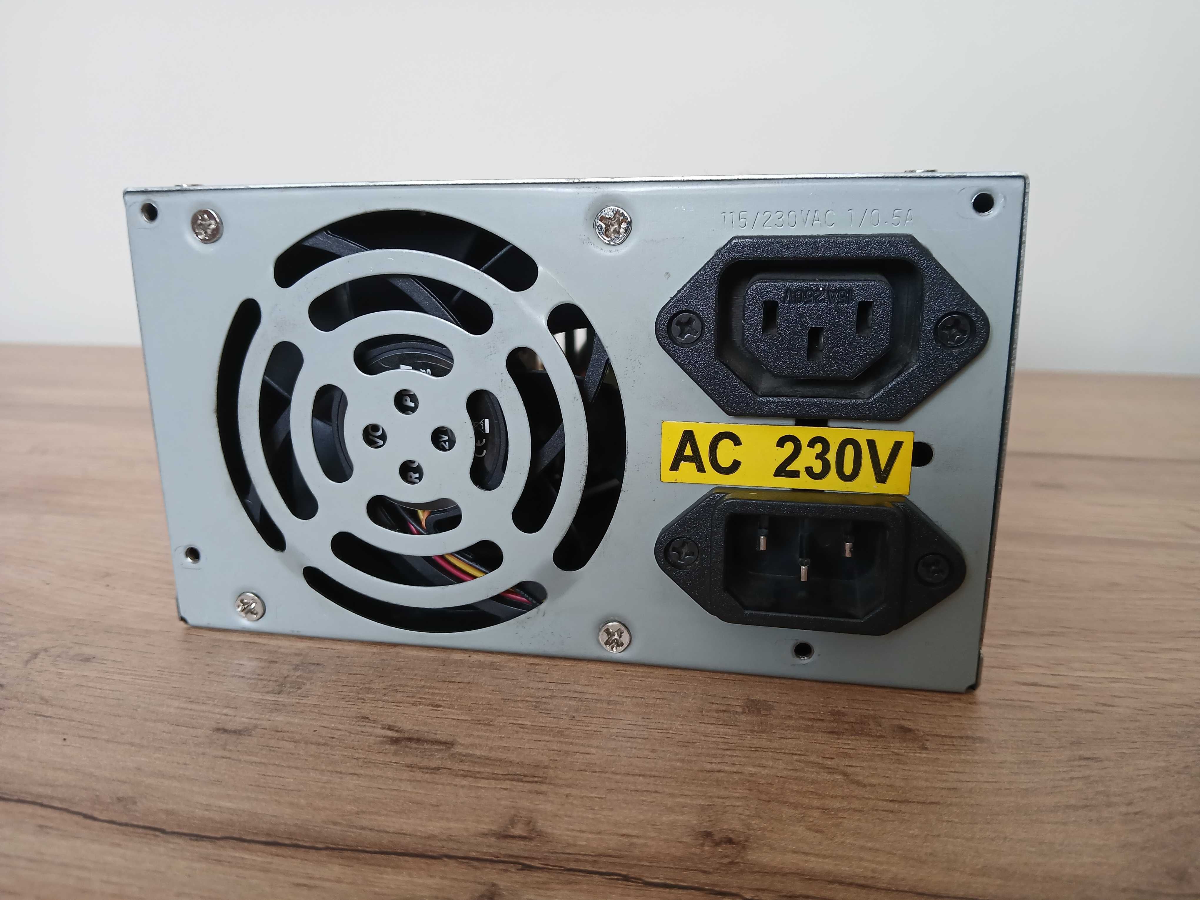 Zasilacz AT 250W 3xMolex 1xFDD 5V Włącznik - SPRAWNY - PO PRZEGLĄDZIE