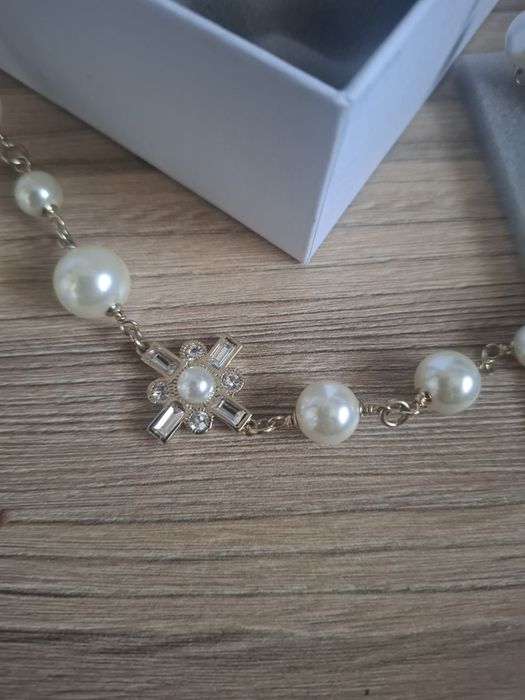 Chanell naszyjnik,nowy perły