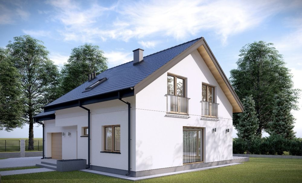 Dom z garażem 155 m2 gm. Dobrzyniewo Duże