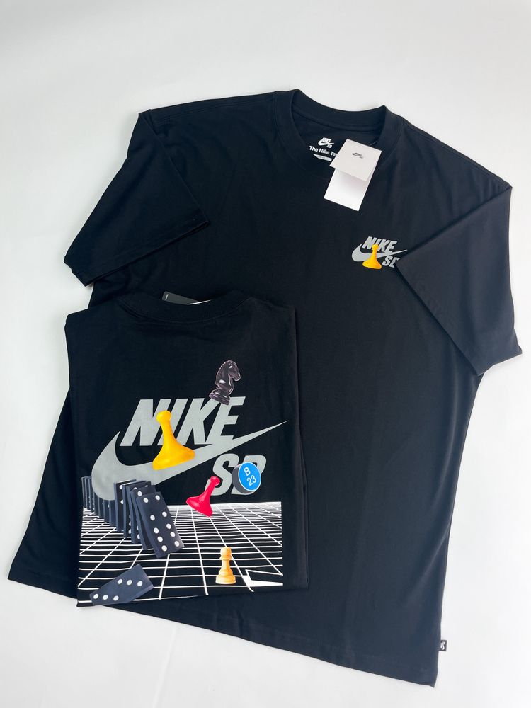Оригінал! Чоловіча Футболка Nike SB чорна (M/L/XL) Нова з бірками!