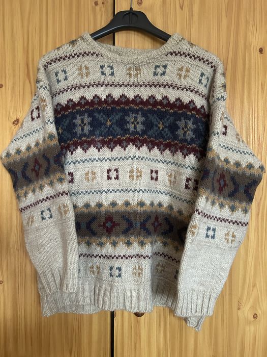 Camisola de malha vintage masculina.