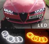 Ringi Ledy DRL Angel Eyes Alfa Romeo 159 Brera Spider
