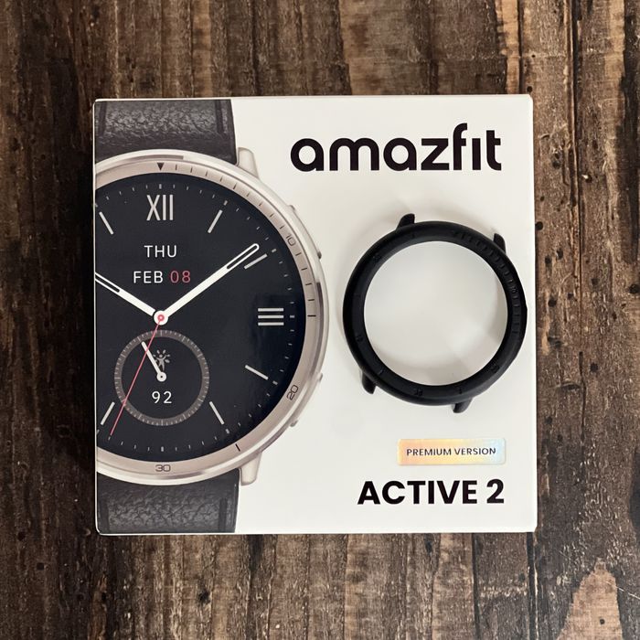 Смарт-годинник Amazfit active 2 premium + захисна накладка