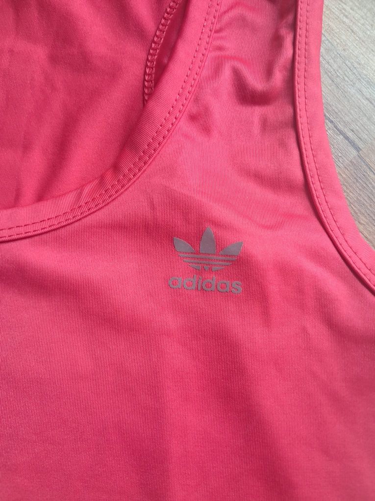 Adidas koszulka różowa XL t shirt podkoszulek damski sportowy