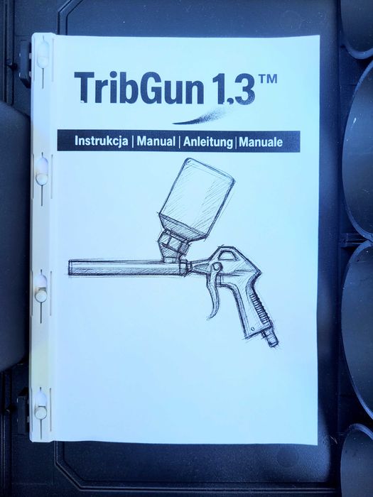 Pistolet do malowania proszkowego tribo TribGun 1.3 tribostatyczny