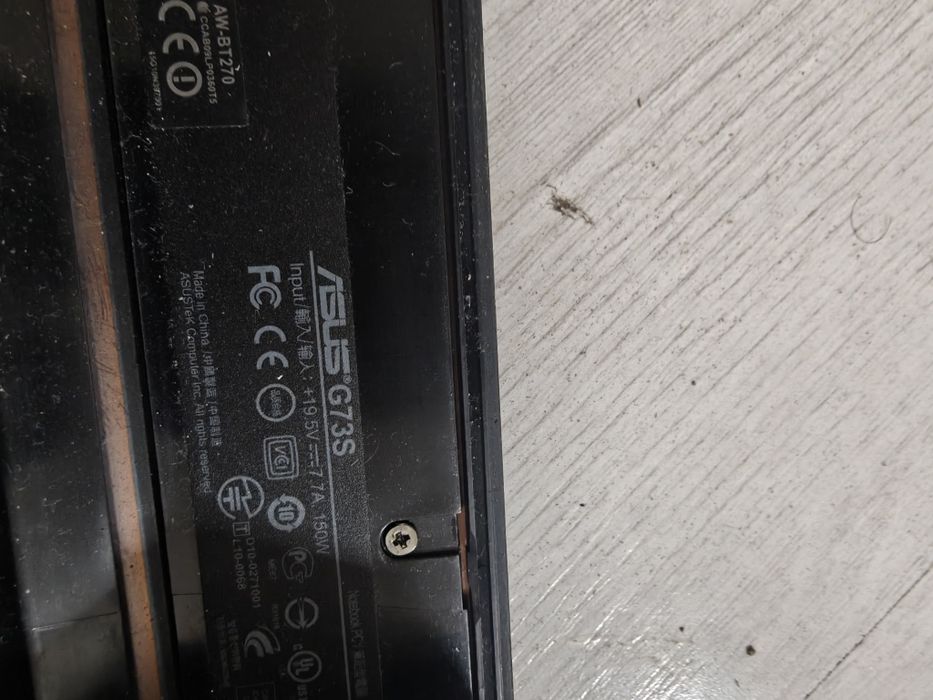 Asus g73s без зарядного