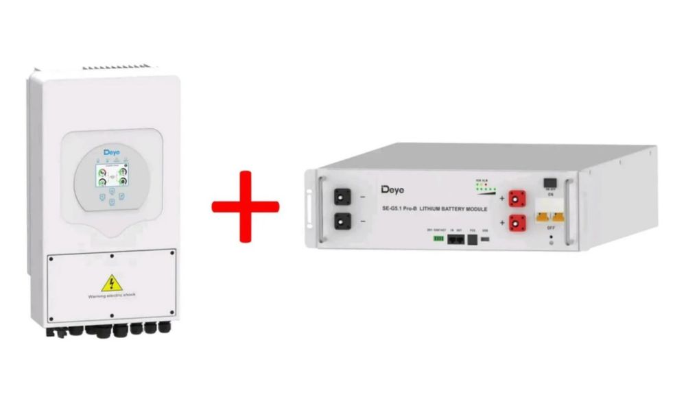 Комплекти резервного живленя Deye