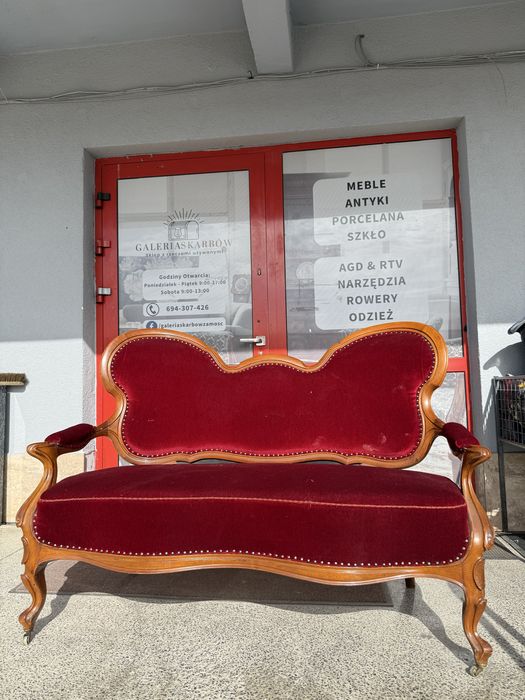 Stylowy fotel 2-osobowy z Francji - Ludwik DOWOZ DO DOMU