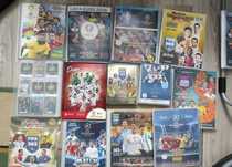 Zestaw 2 albumy i 500 kart panini topps z różnych edycji