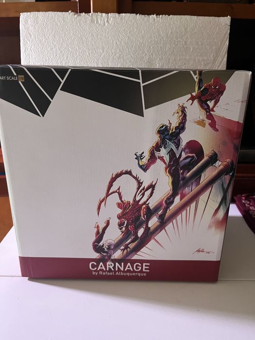 Marvel Carnage 1/10 Iron Studios original Estátua/Figura