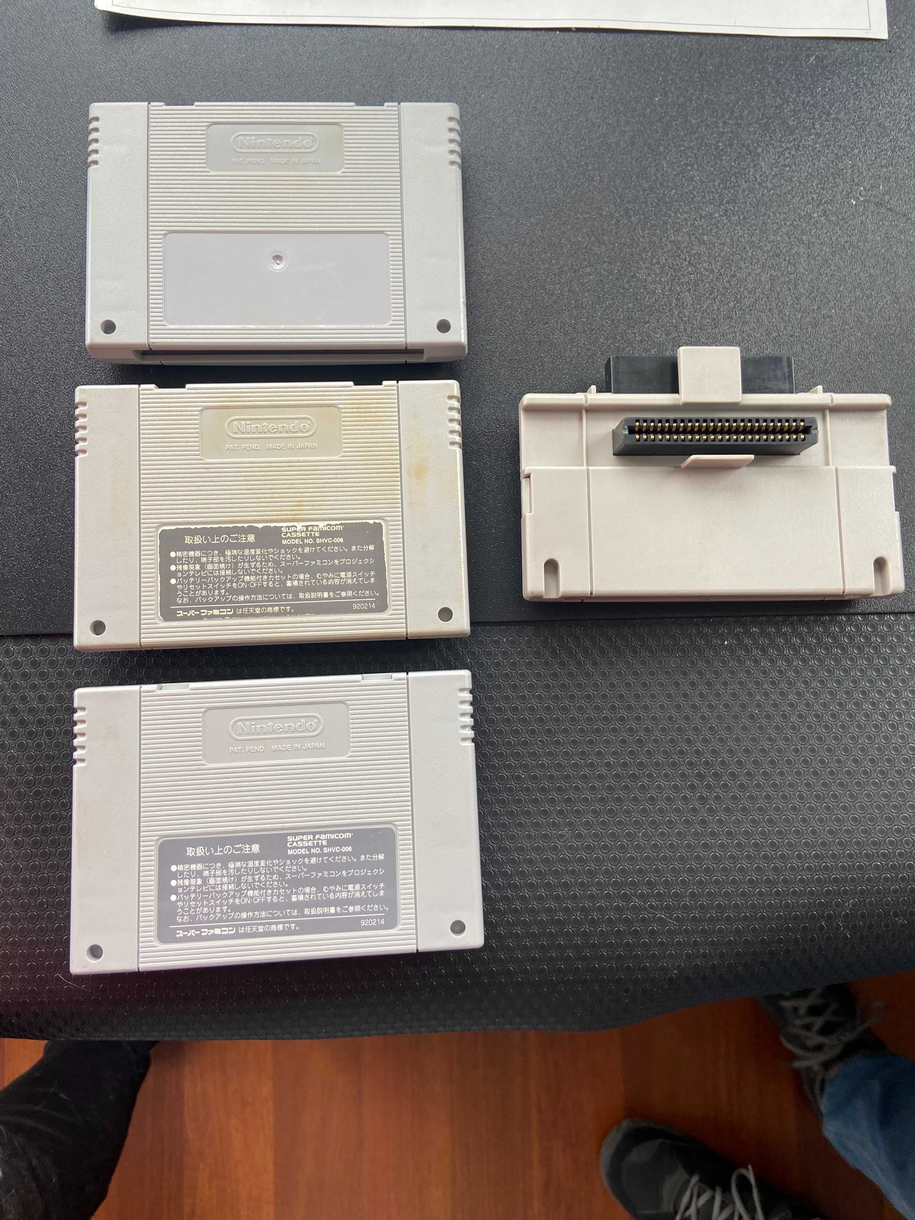 Jogos para SNES com adaptador