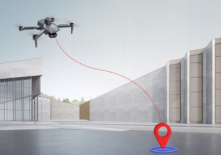 Dron Gps Wifi 5g Kamera Bezszczotkowy Zasieg 5000m Omijanie Przeszkod