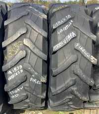 2x Opona używana rolnicza 460/85R38 18.4R38 PIRELLI TM600: 500zł W3557