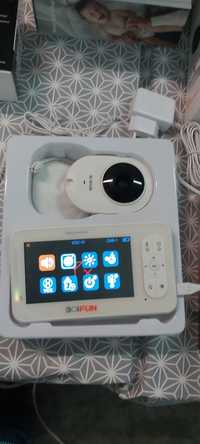 Monitor de bebê com câmera, BOIFUN 4,3 '' Tela HD 1200mAh Bateria reca