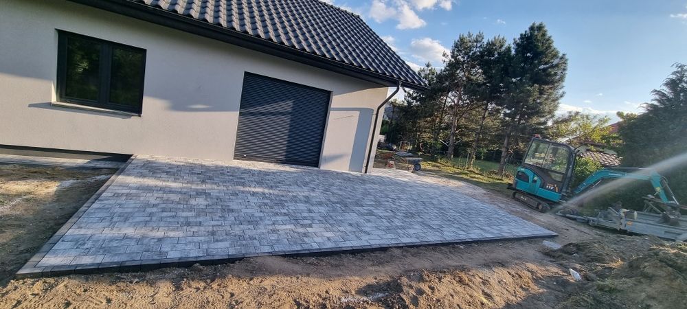 Ukladanie kostki brukowej