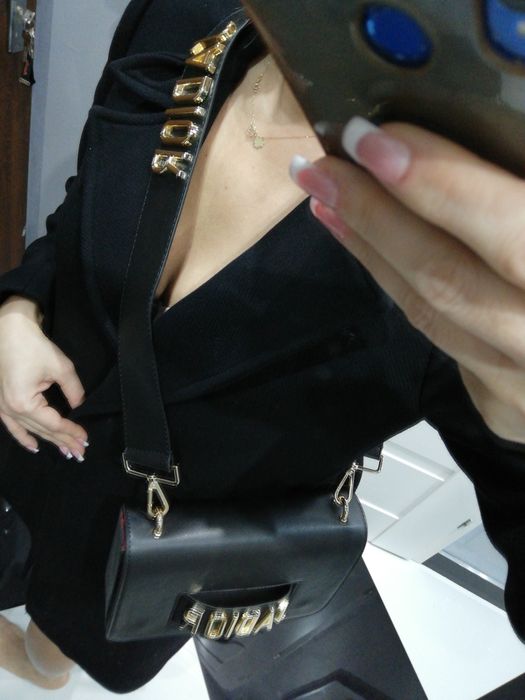 Torebka klasa Dior J'adior klasyk czarna kopertówka złote logo