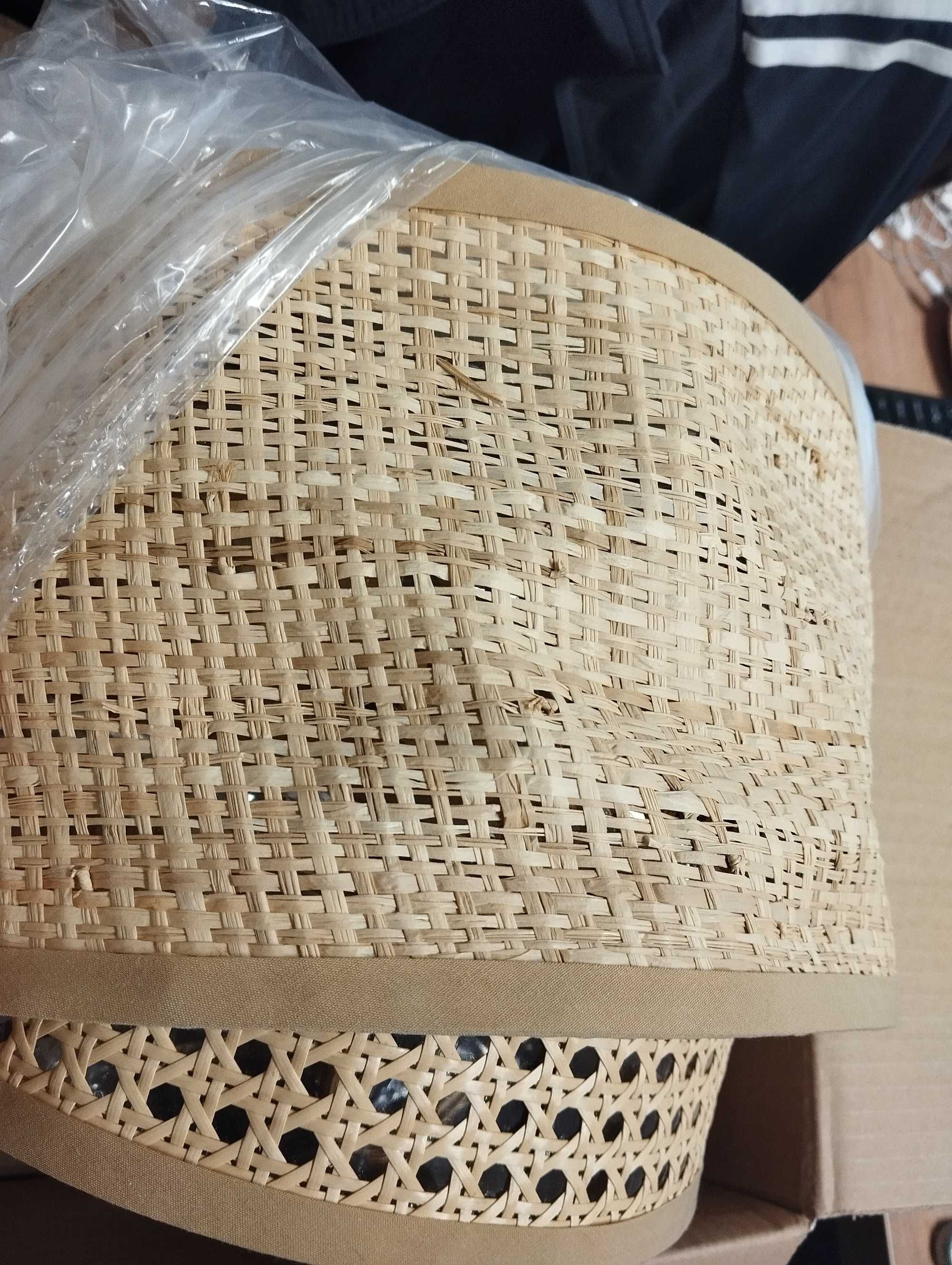 Lampa wisząca / lampka / rattanowa / boho / FORCOSO !A189!