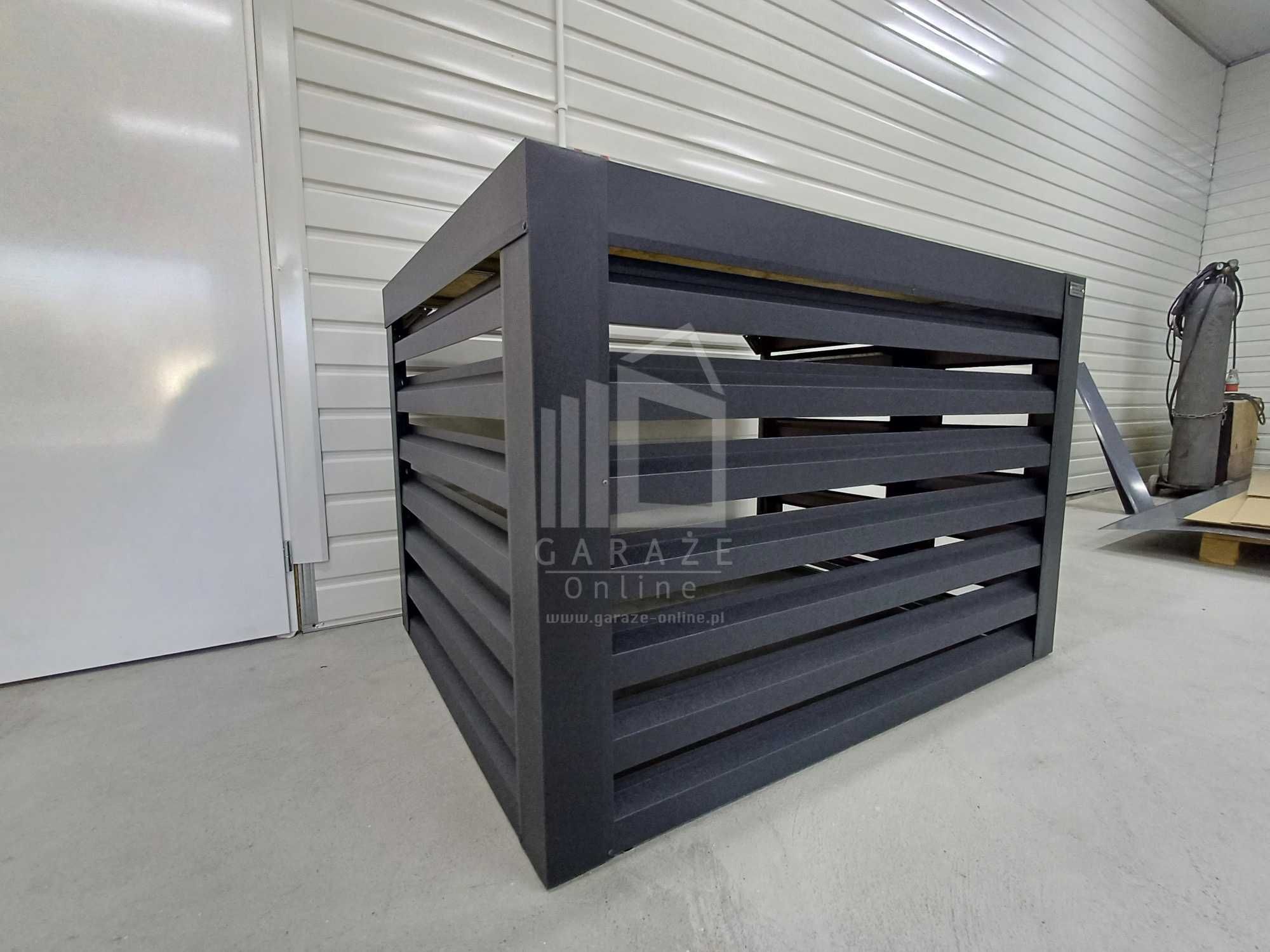 Osłona Pompy Ciepła 100X60X70 Cm Antracyt Zabudowa Id861