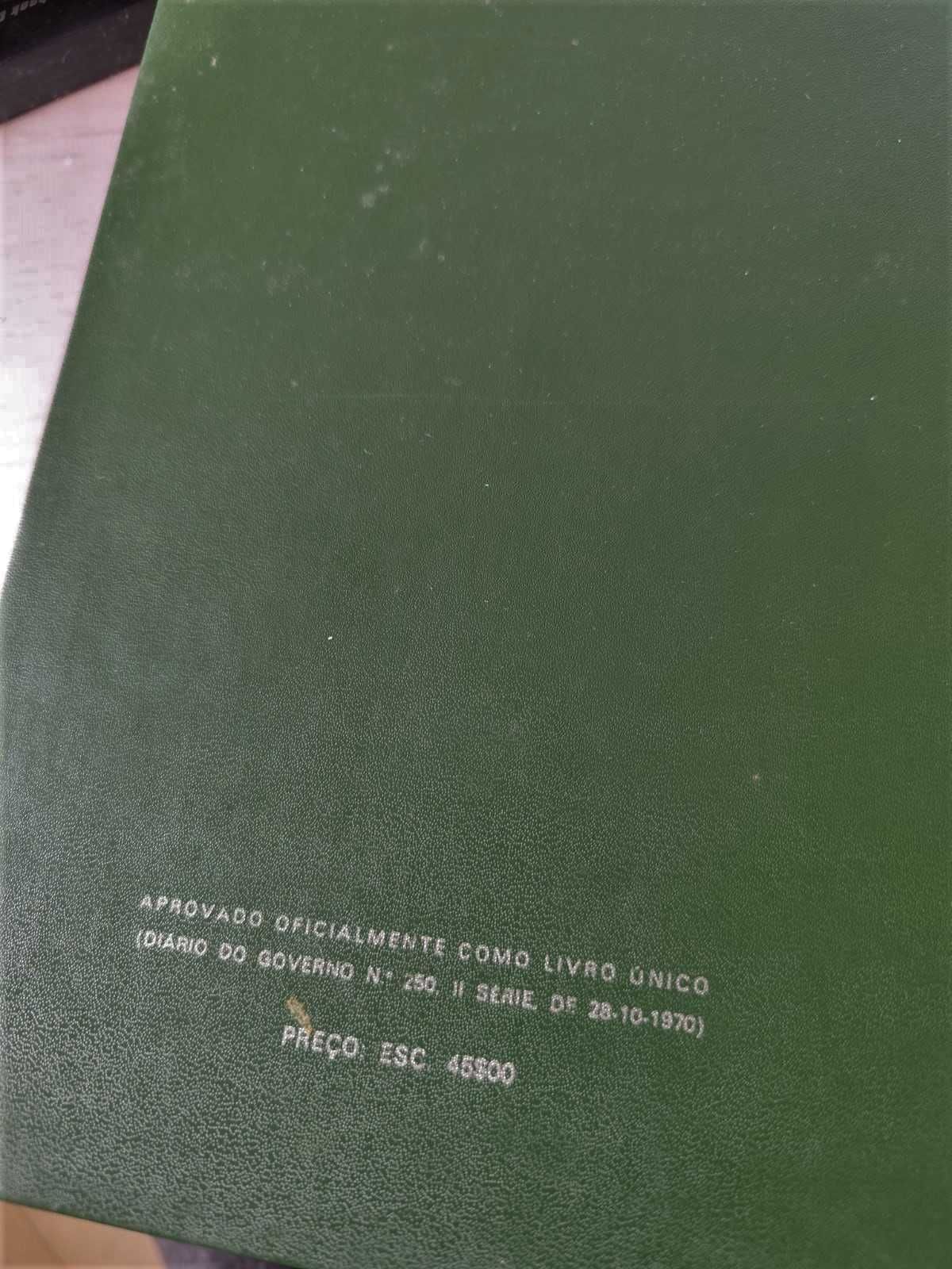 Livro Antigo - Compêndio de Desenho, de António Carreira.