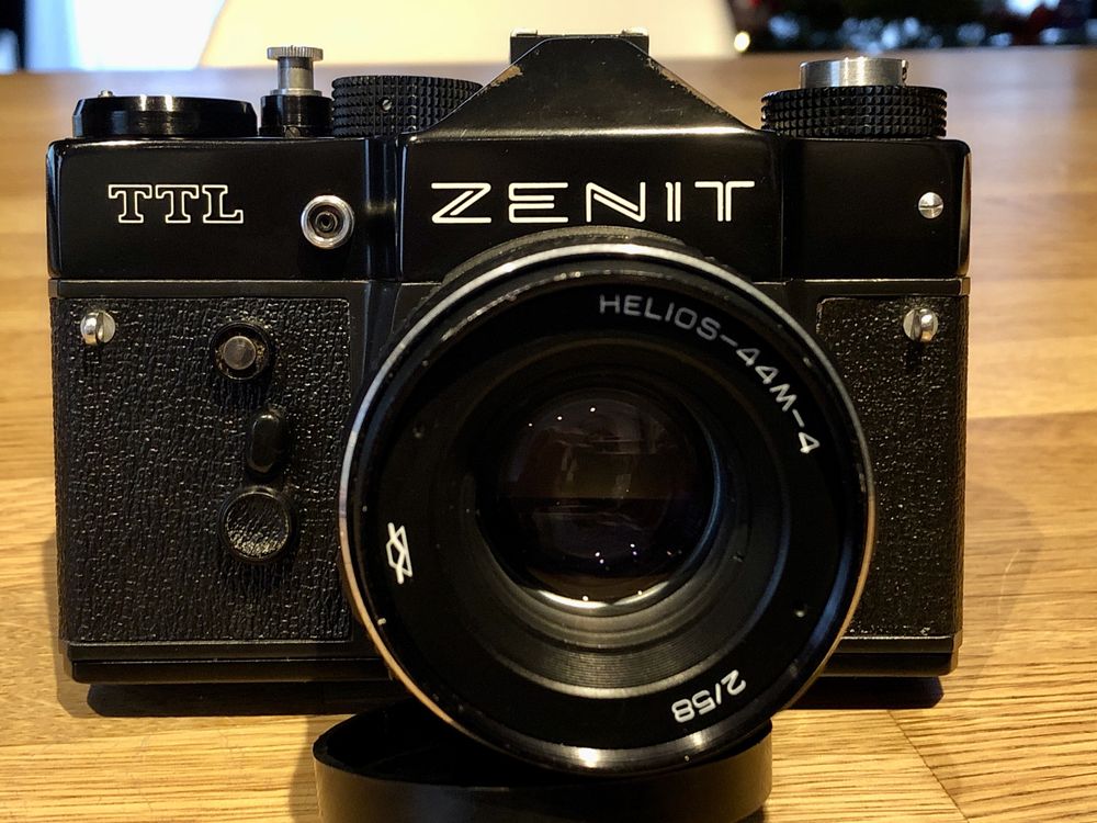 Zenit TTL + obiektyw 58/2 i etui