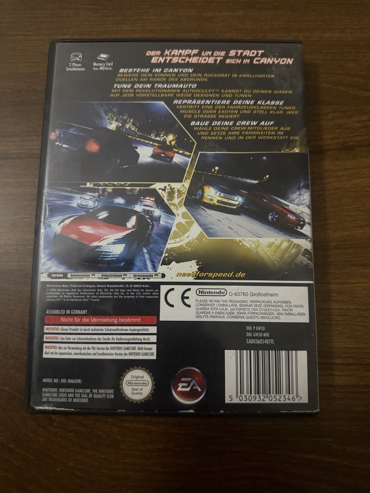 Gra Need For Speed Carbon Nintendo GameCube