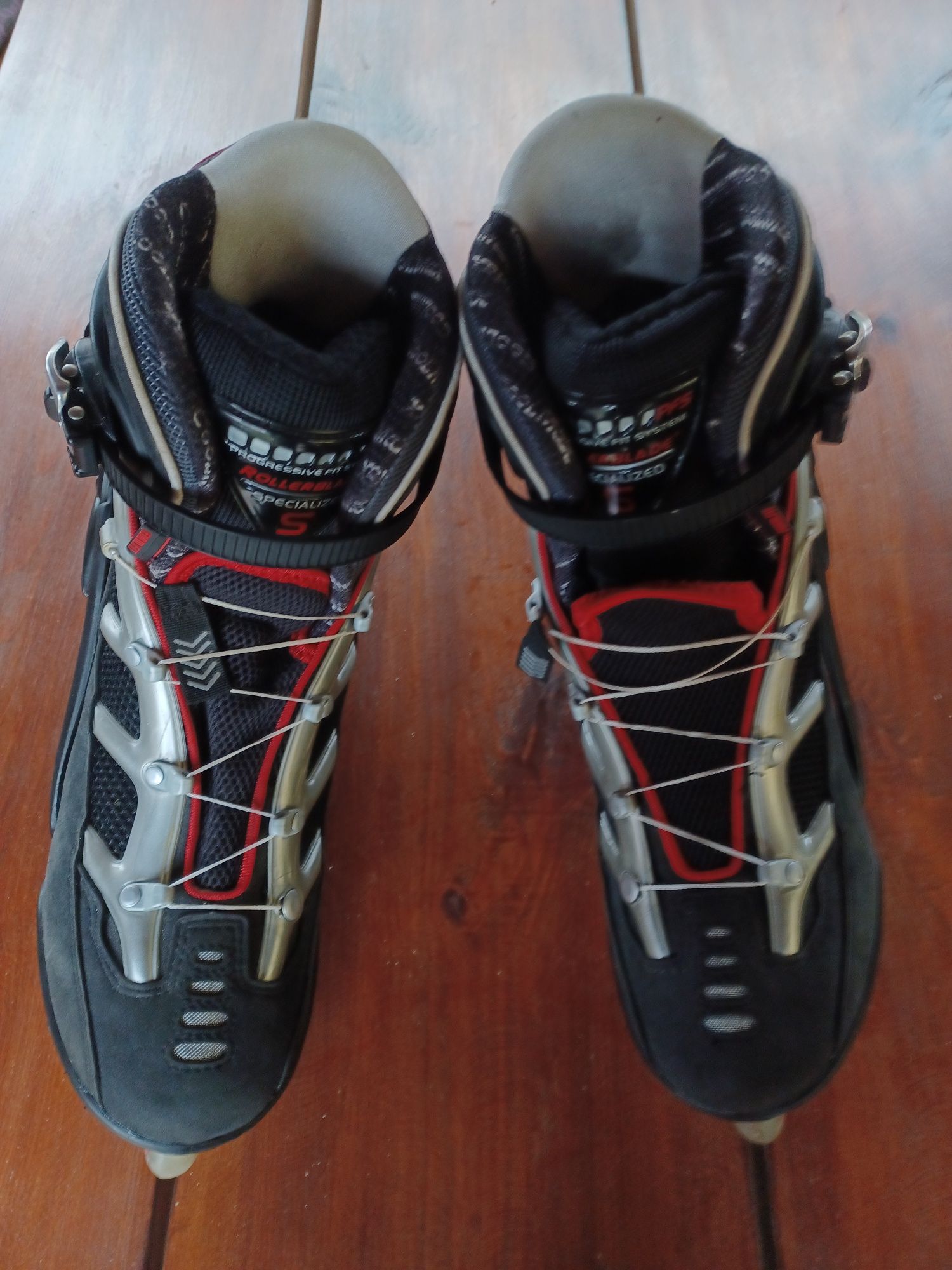 Metalowe aluminiowe płozy Rolki Rollerblade 42,43,44 27,28-28,5 cm k2