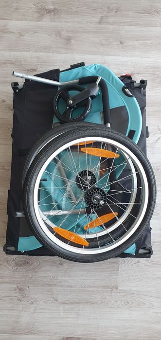 Przyczepka rowerowa/wózek 2-osobowy PROFEX Jogger 2w1 93500