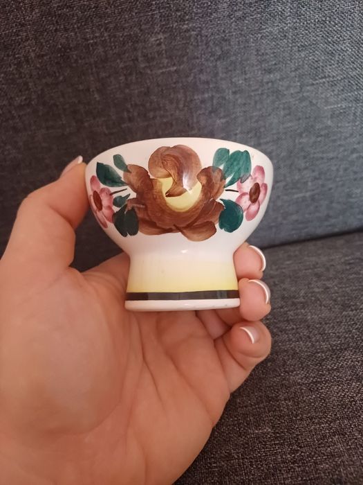 Świecznik fajams Koło ręcznie malowany