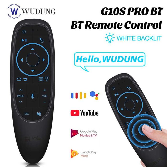 Голосовий пульт G10s PRO BTS PLUS Bluetooth 5.0 air mouse