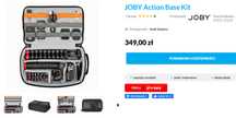 Zestaw Joby Action Base kit - Okazja! do kamer sportowych, telefonu