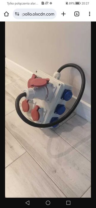 Wtyczka 32 5p 400V z przewodem 5x4 OW 1.8m.